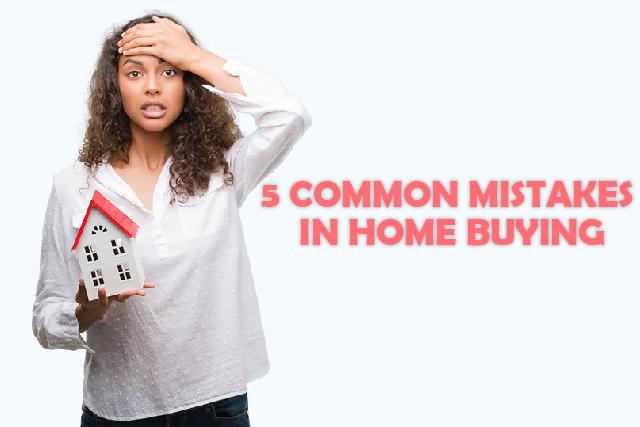 COMMON MISTAKES IN HOME